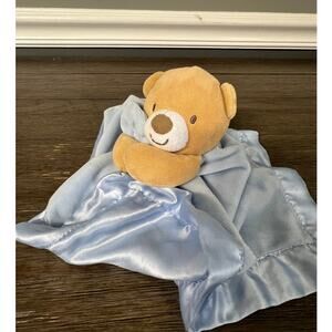 Baby Starters Lovey Rattle Bear Thank Heaven For Little Boys Blanket Lovie Plush